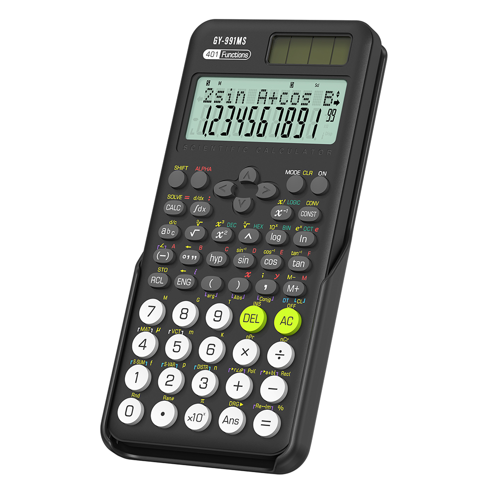 Scientific Calculator For Secondary School - 学校用関数電卓 991MS 401種類の計算機能 中学・高校・大学生の学習・試験に最適