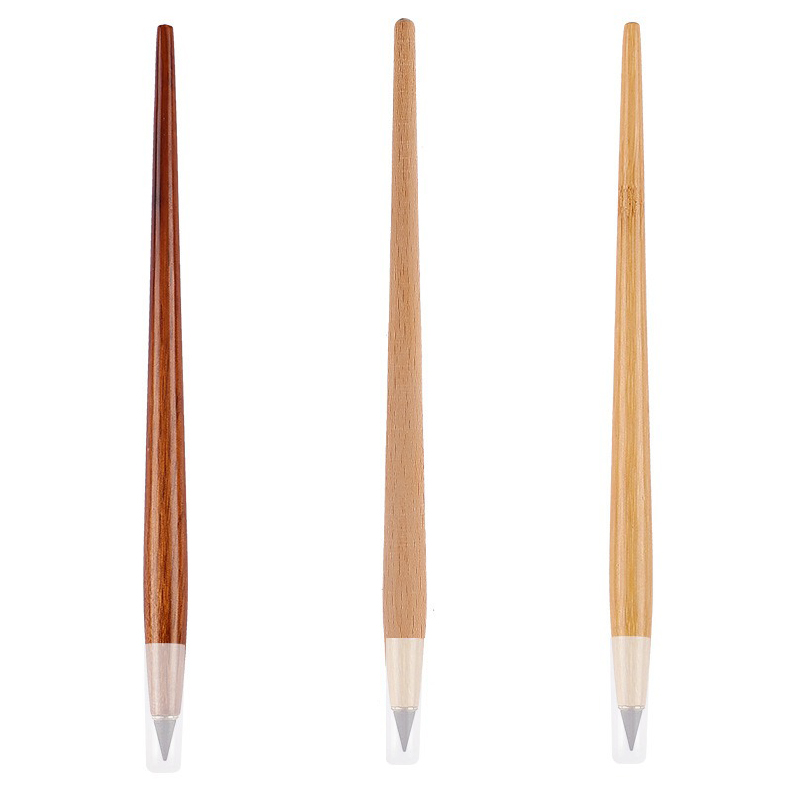 Writing Tools - 木製永遠の鉛筆 削る必要なし 壊れない 子供用 無限に書ける スケッチ