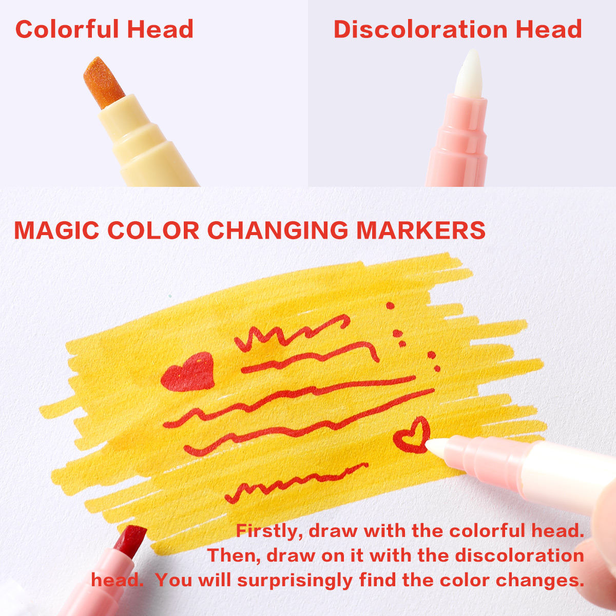12本の両端マジック変色蛍光ペンセット、学生日記スクラップブ - Pastel Highlighter Set Double Ended のレビューと価格
