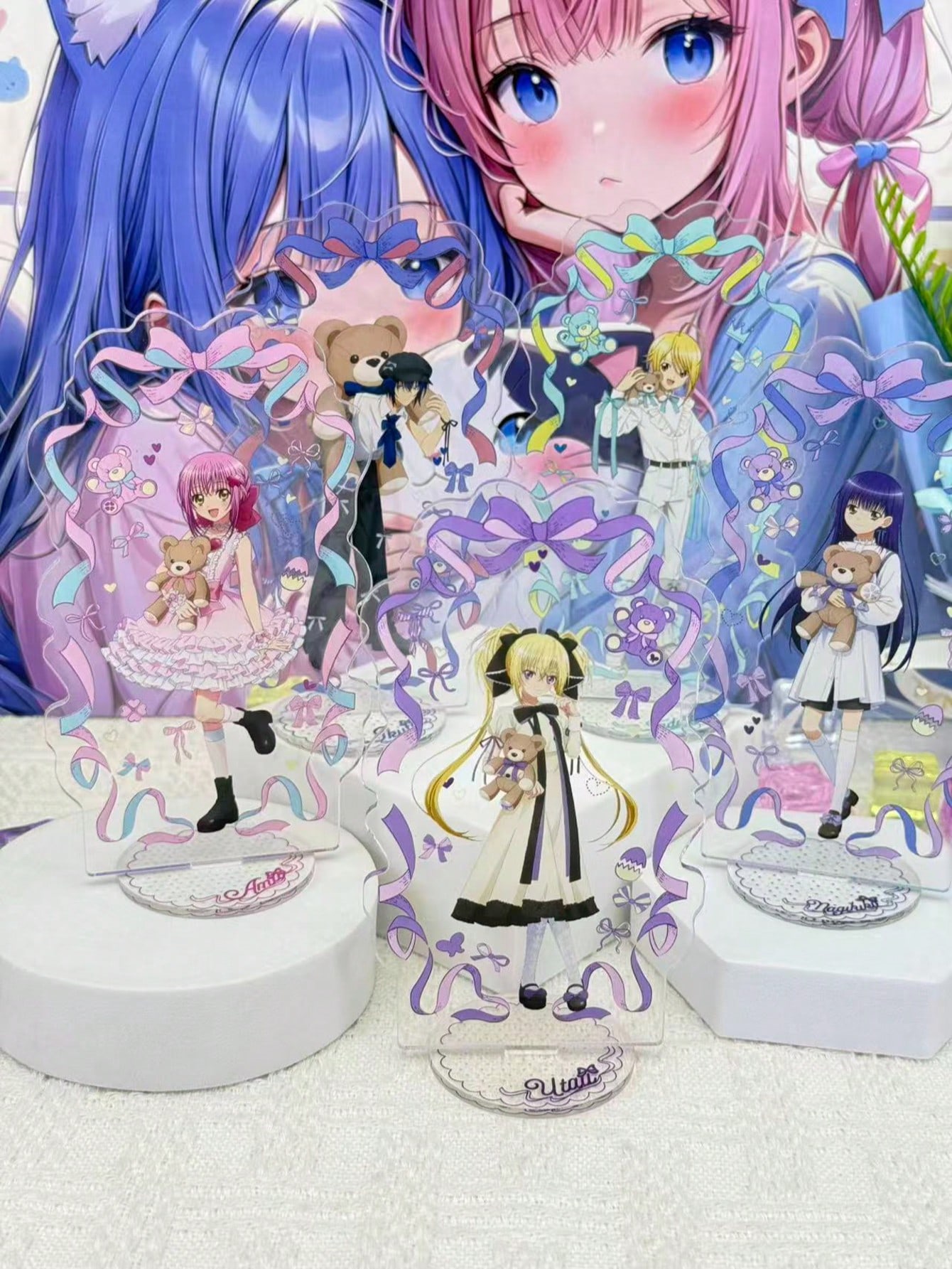 アニメのアクリル製スタンド、かわいいキャラクターのディスプレ - Desk Accessories のレビューと価格