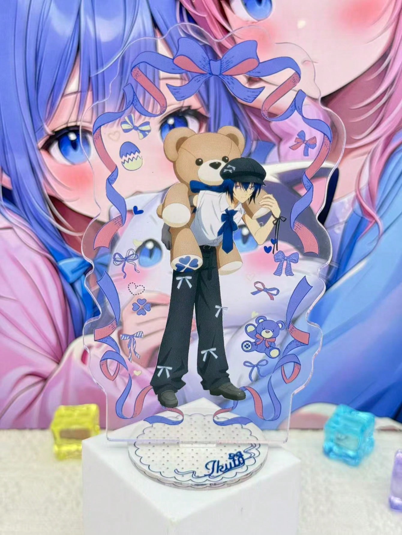 アニメのアクリル製スタンド、かわいいキャラクターのディスプレ - Desk Accessories のレビューと価格