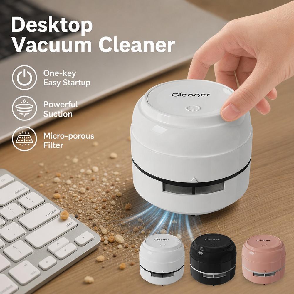卓上用ミニワイヤレス掃除機。持ち運び可能で、キーボードのホコ - Mini Desktop Vacuum Cleaner For Eraser Dust のレビューと価格