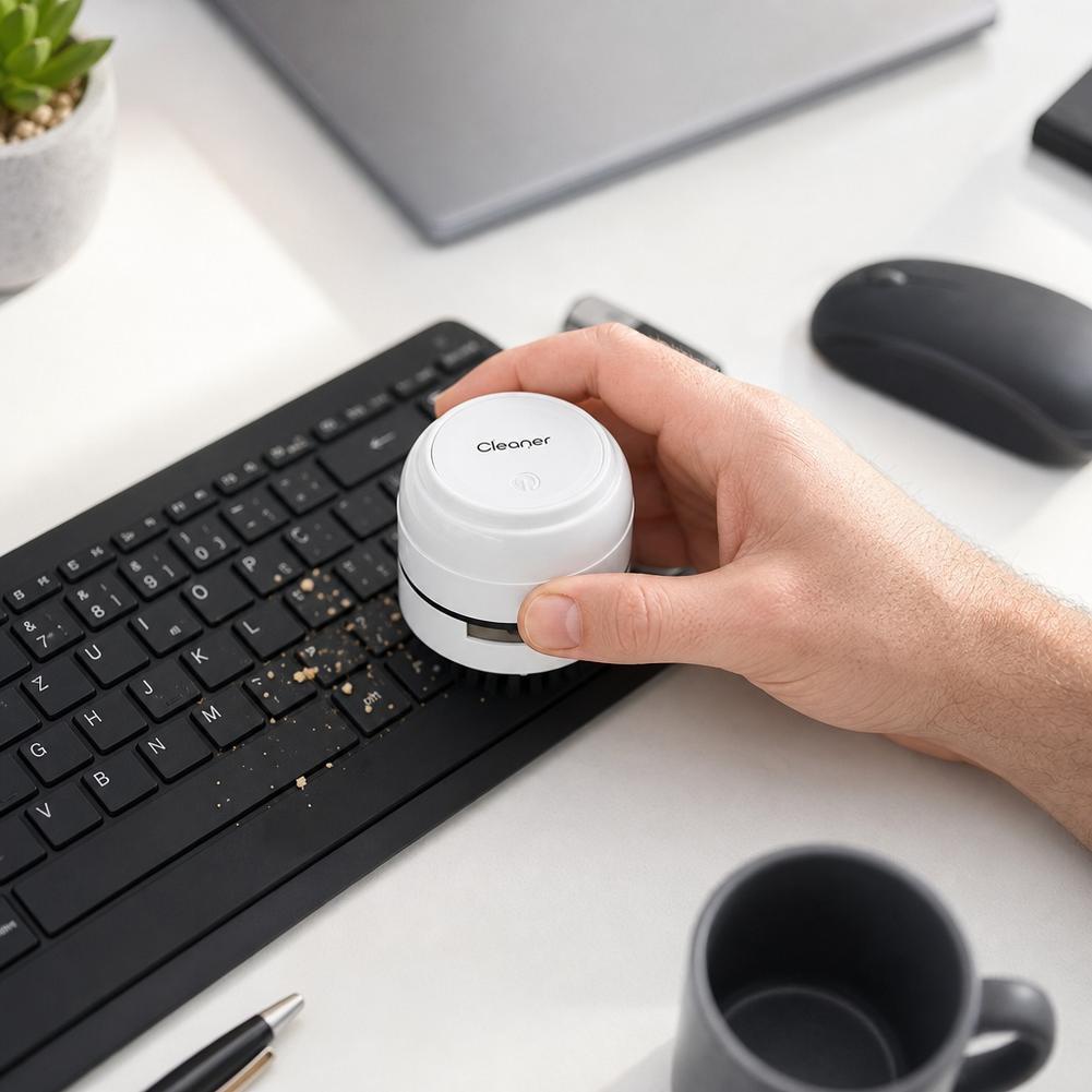 卓上用ミニワイヤレス掃除機。持ち運び可能で、キーボードのホコ - Mini Desktop Vacuum Cleaner For Eraser Dust のレビューと価格