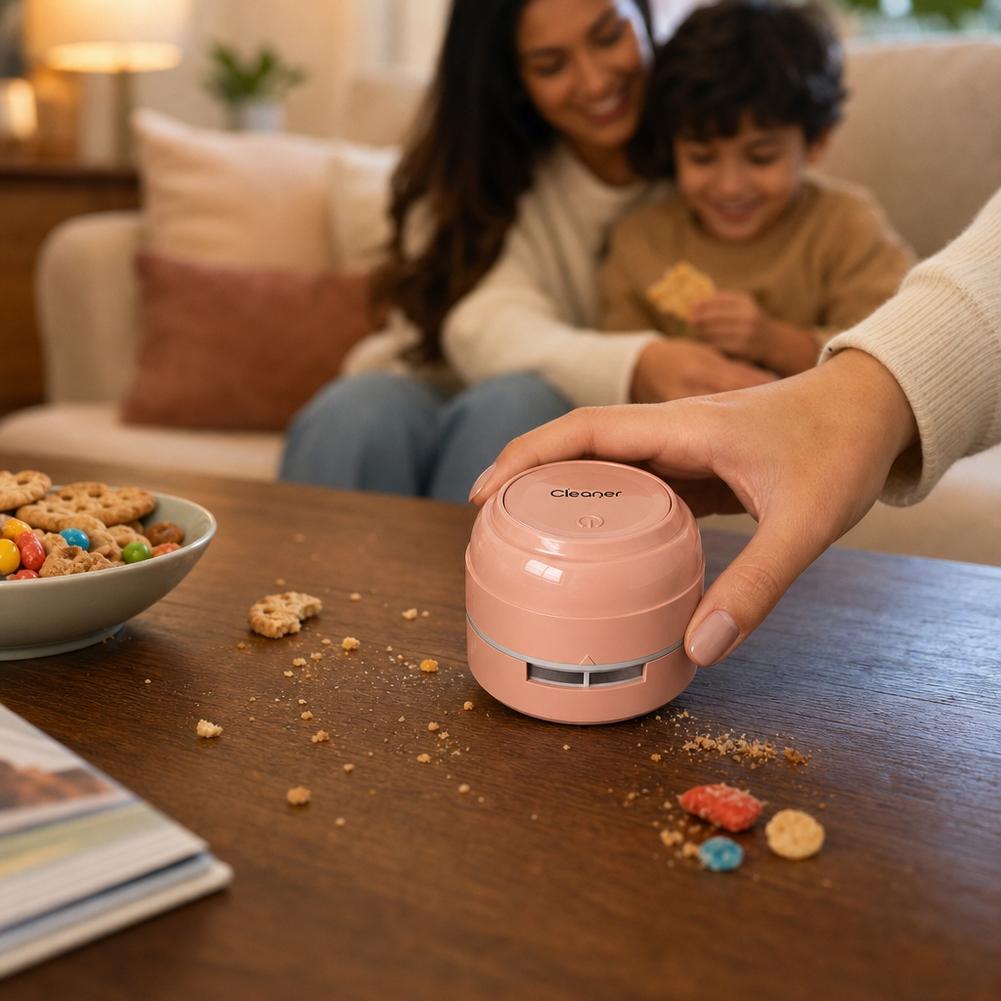 卓上用ミニワイヤレス掃除機。持ち運び可能で、キーボードのホコ - Mini Desktop Vacuum Cleaner For Eraser Dust のレビューと価格